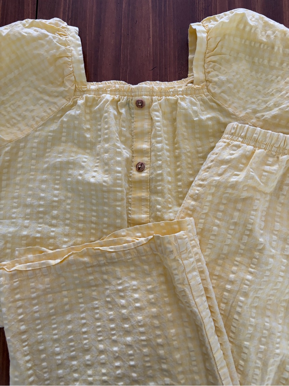 Parker Rose, Yellow shirt and pant set
